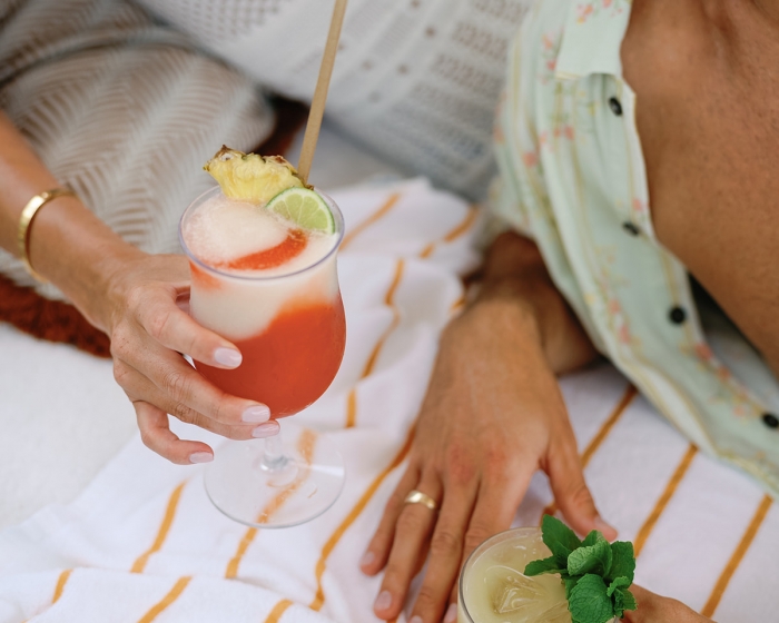 people enjoying drinks
