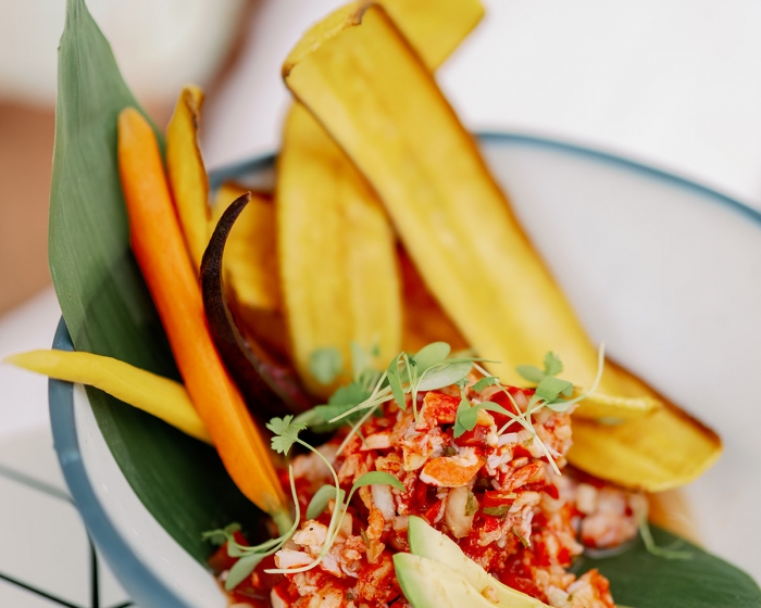 close up of bowl of food