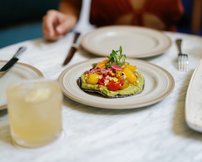 closeup view of food sitting on a table