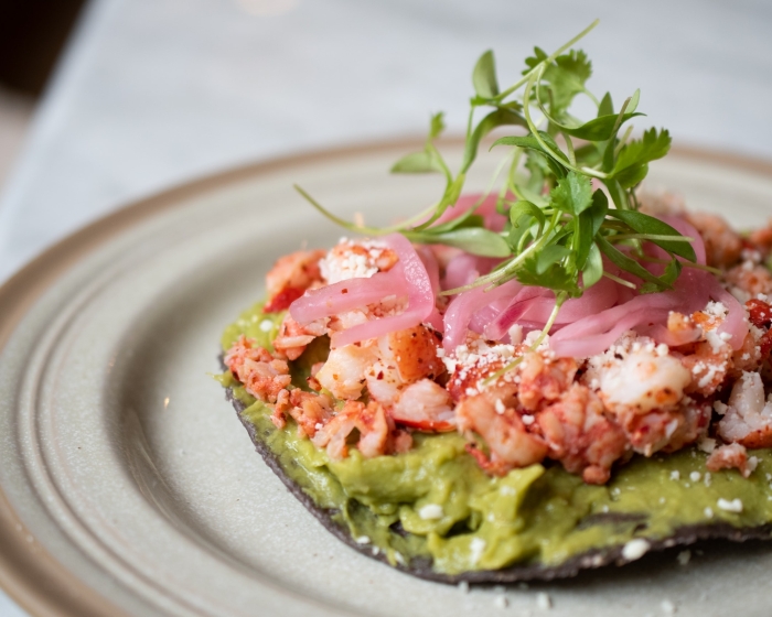 close up view of food on a plate