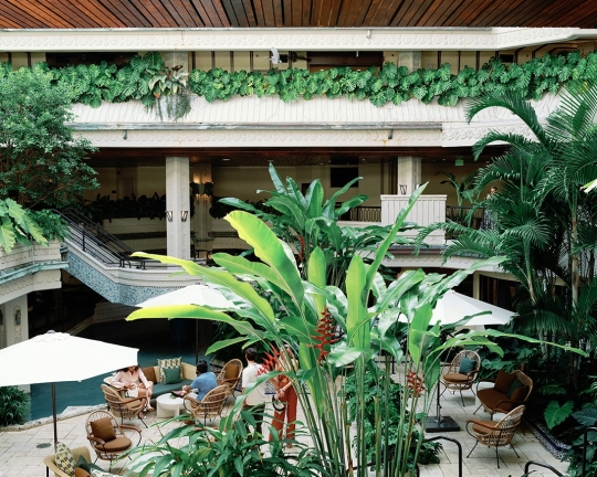 interior lobby of mayfair house