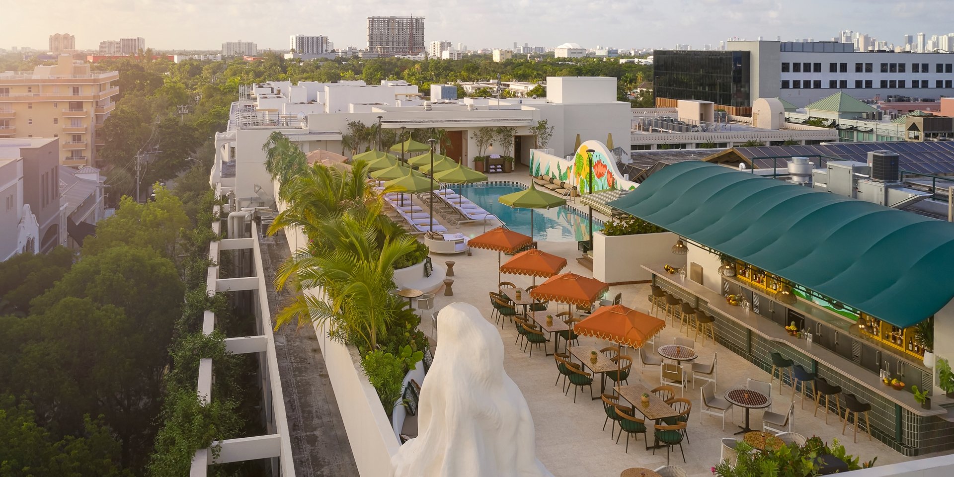 overhead view of the mayfair house