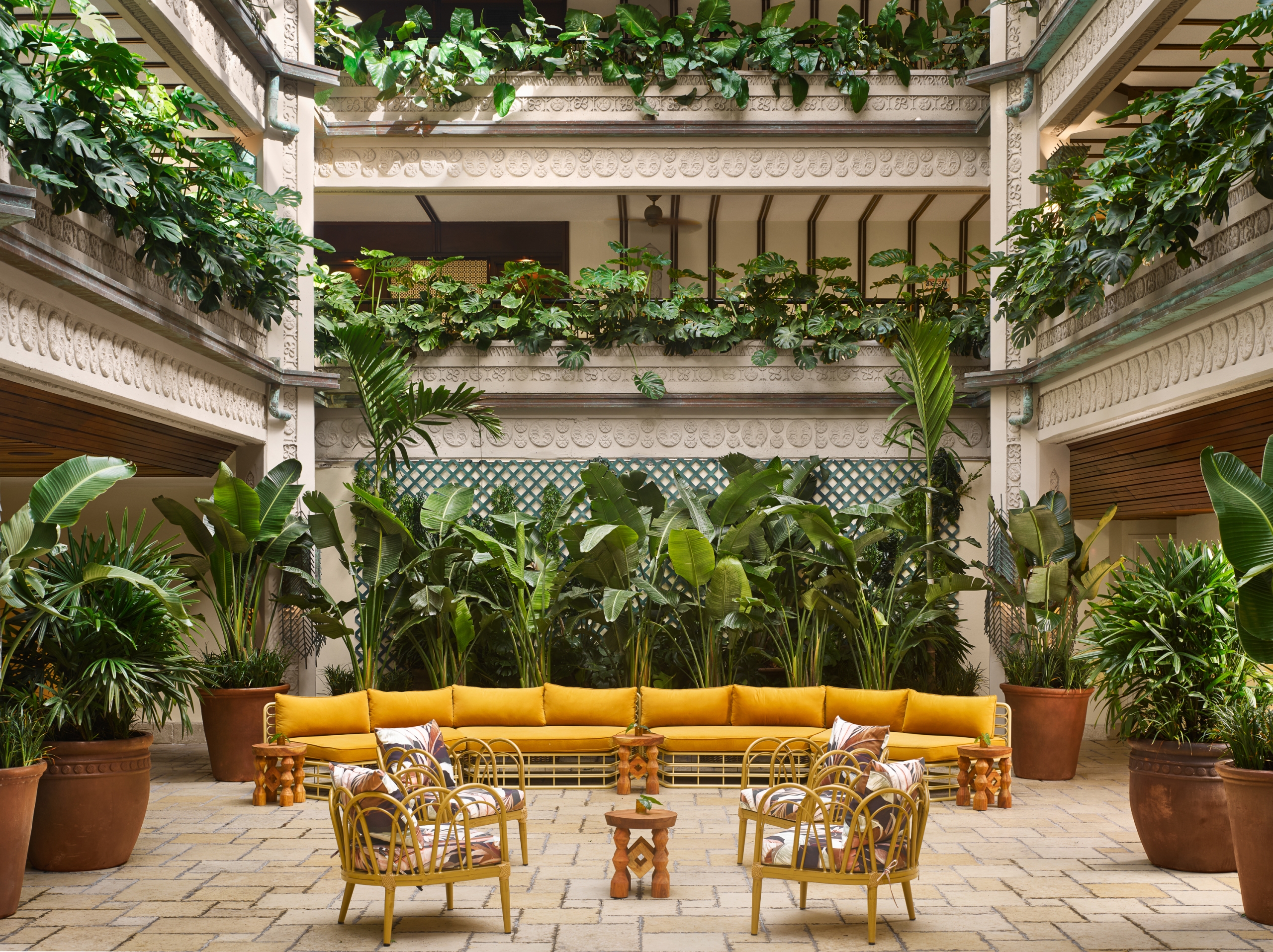 The lobby at Mayfair House Hotel